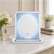 Bowery Hill Rectangular Glass Mirror with LED Lighting and Faux Diamonds