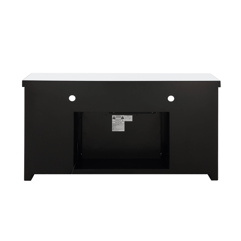 Bowery Hill Fireplace TV Stand for TVs up to 60 in Mirrored Diamonds