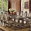 Bowery Hill Rectangular Wooden Extendable Dining Table in Vintage Oak