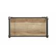 Bowery Hill 3-Tier Rectangular Bookshelf in Antique Oak and Sandy Gray