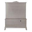 Bowery Hill Wood Frame Computer Desk with Hutch in White