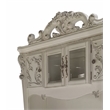 Bowery Hill Wood Frame Computer Desk with Hutch in White