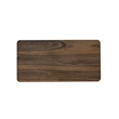 Bowery Hill Lamonte Walnut Coffee Table with Rectangular Top and Tapered Legs