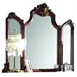 Bowery Hill Wooden Frame Mirror with Cherry Oak Finish