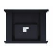 Bowery Hill Fireplace with Mirrored Design and Faux Stones Inserts