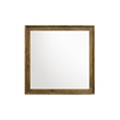 Bowery Hill Rectangular Wall Mirror with Wood Frame in Light Aspen Brown
