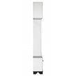 Bowery Hill Mirrored Floor Clock with Quartz Movement and Storage