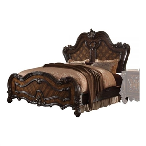 Bowery Hill California King Wooden Panel Bed in Cherry Oak