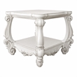 Bowery Hill Square End Table with Scrolled Legs and Lower Shelf