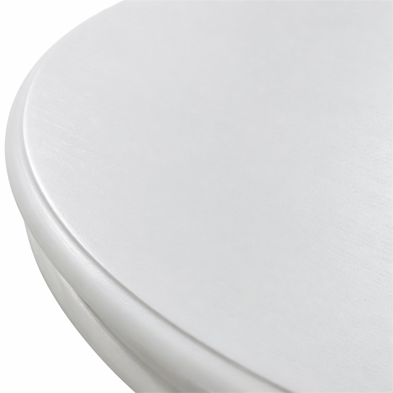 Bowery Hill Round Pedestal Dining Table with Decorative Base