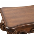 Bowery Hill Rectangular End Table with Bottom Shelf in Cherry Finish