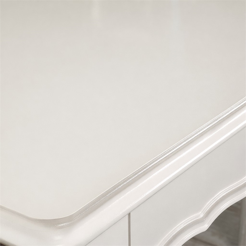 Bowery Hill Wooden Counter Height Table in Antique Pearl Finish