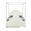 Bowery Hill Transitional Full Poster Bed in Ivory Finish