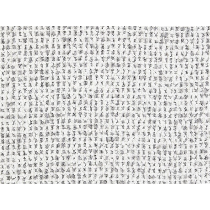 Bowery Hill Zoey Accent Chair with Swivel in White and Gray Tweed