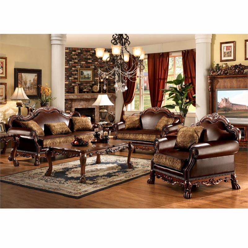 Bowery Hill Chair with Reversible Cushion and Decorative Trim in Cherry Oak