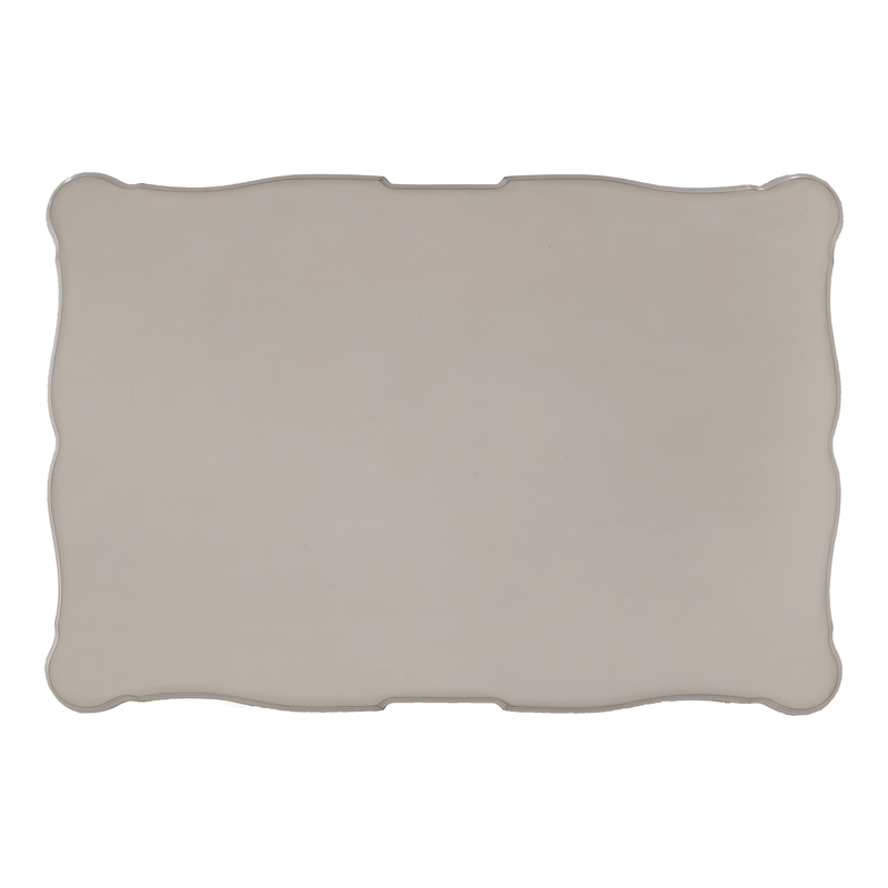 Bowery Hill Transitional Coffee Table with 2 Drawers in Bone White Finish