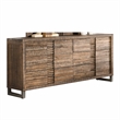 Bowery Hill Rectangular 6-Drawer Dresser in Reclaimed Oak Wood