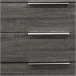 Bowery Hill 8-Drawer Rectangular Wood Dresser in Grey Finish