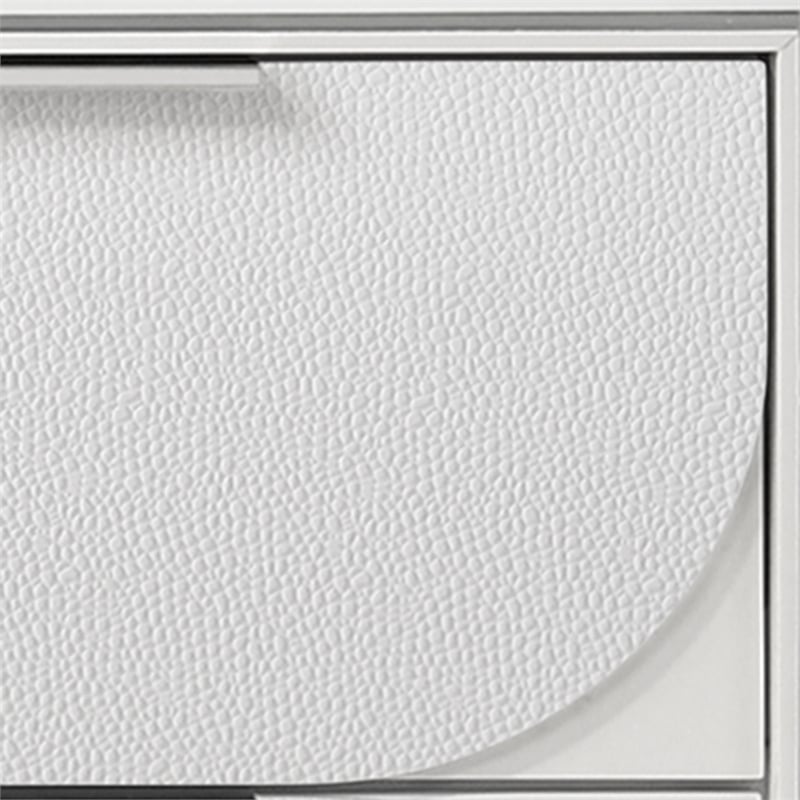 Bowery Hill Rectangular 6-Drawer Dresser with Pearl White Finish