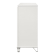 Bowery Hill Rectangular 6-Drawer Dresser with Pearl White Finish