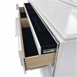 Bowery Hill Rectangular 6-Drawer Dresser with Pearl White Finish