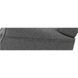 Bowery Hill Fabric Rocking Chair in Gray Upholstery with Wooden Frame