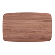 Bowery Hill Casson Rectangular Rubberwood Dining Table in Walnut Finish