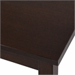 Bowery Hill Walnut 3-Piece Counter Height Breakfast Table Set