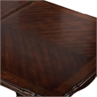 Bowery Hill Dining Table with Extension Leaf 77-95 Inch in Cherry Brown