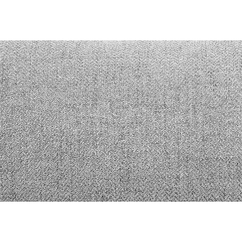 Bowery Hill L Shape 3pc Manual Reclining Sectional Sofa in White Burlap