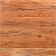 Bowery Hill 67 Inch Dining Table Crossed Metal Legs Live Edge Acacia