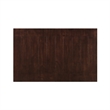 Bowery Hill Rectangular Semi Formal Wooden Dining Table in Cappuccino Brown