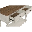 Bowery Hill 52 Inch Console Sideboard Buffet with Drawers in White
