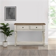 Bowery Hill 52 Inch Console Sideboard Buffet with Drawers in White