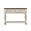 Bowery Hill 52 Inch Console Sideboard Buffet with Drawers in White