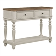 Bowery Hill 52 Inch Console Sideboard Buffet with Drawers in White