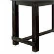 Bowery Hill 84 Inch Dining Table with Leaf Extension in Antique Black