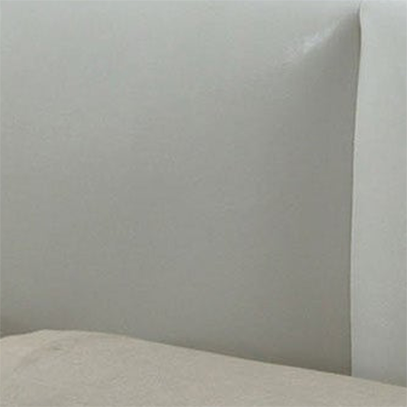 Bowery Hill California King Bed with Leatherette Headboard in White