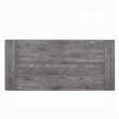 Bowery Hill Wooden Rectangular Dining Table with Trestle Base in Gray