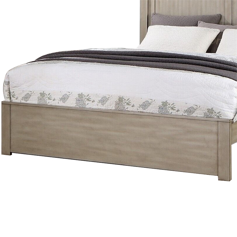 Bowery Hill Rectangular Platform California King Bed in Light Tan