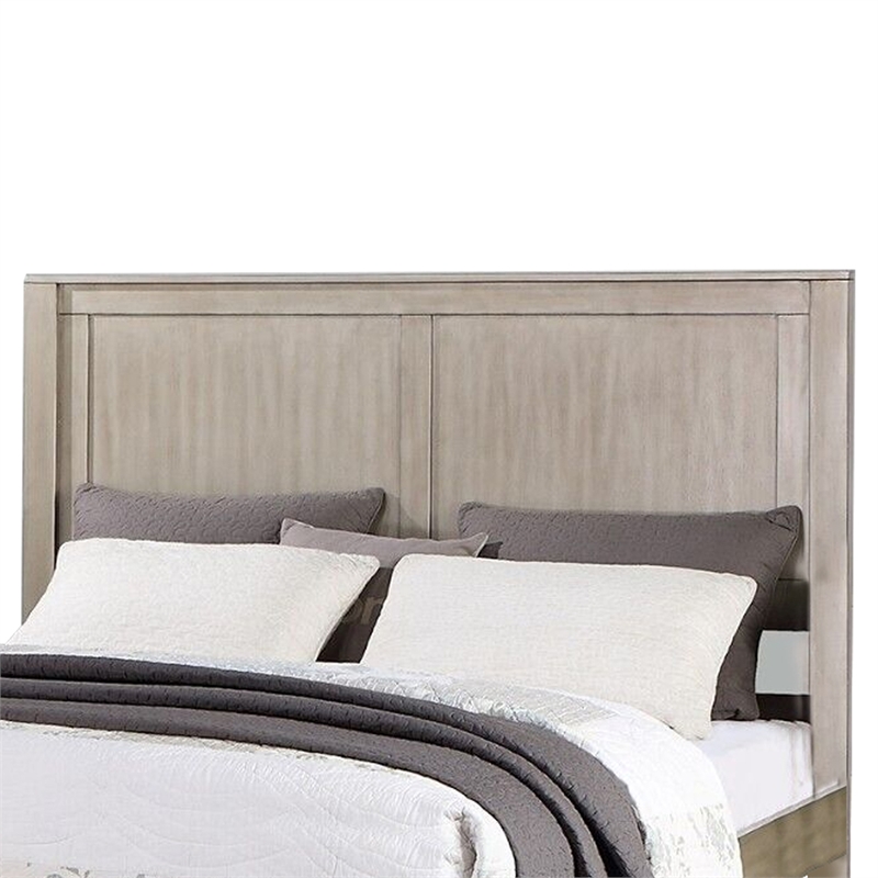 Bowery Hill Rectangular Platform California King Bed in Light Tan