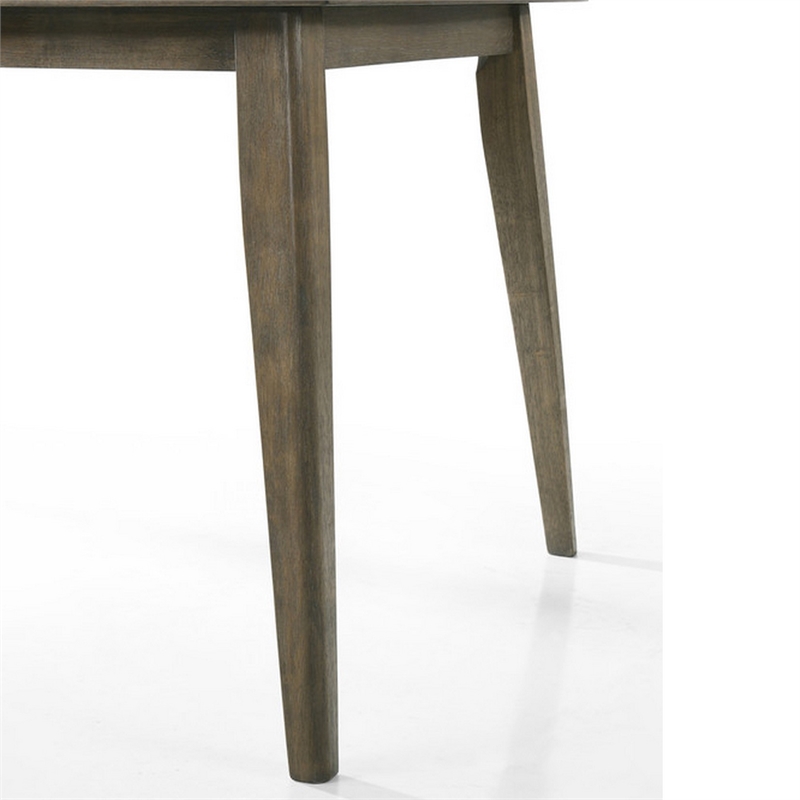 Bowery Hill 72 to 88 in Extendable Dining Table in Walnut Brown