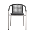 Bowery Hill 7 Piece Outdoor Dining Set in Slate Gray Rope with Aluminum