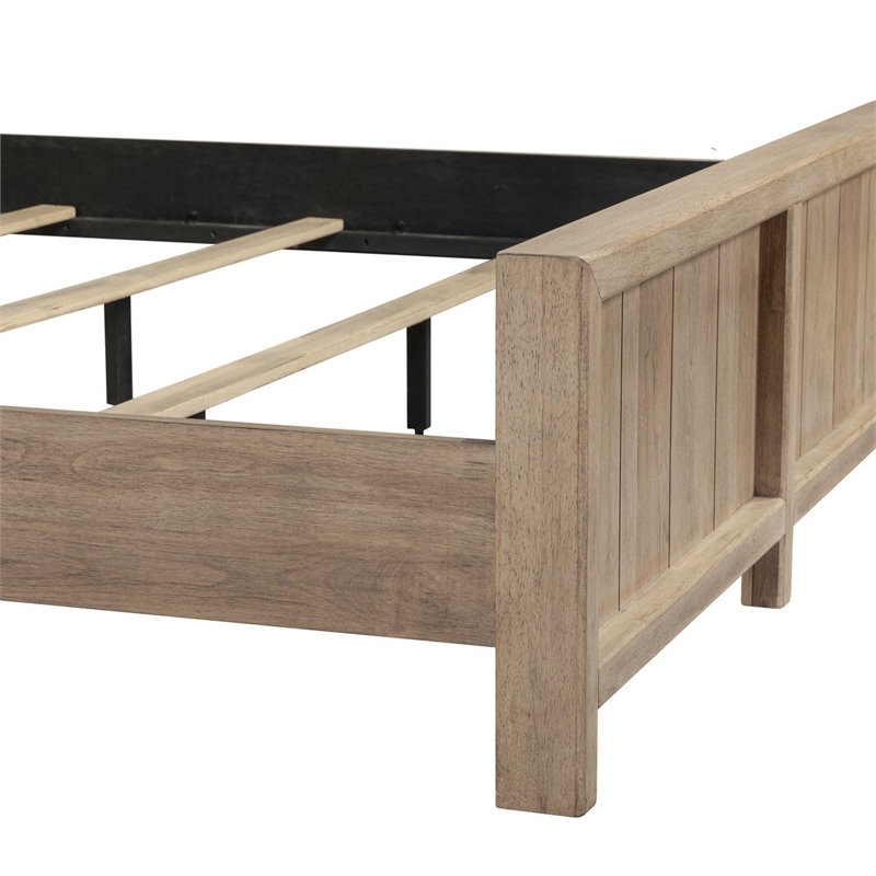 Bowery Hill California King Poster Bed with Panels in Barley Buff