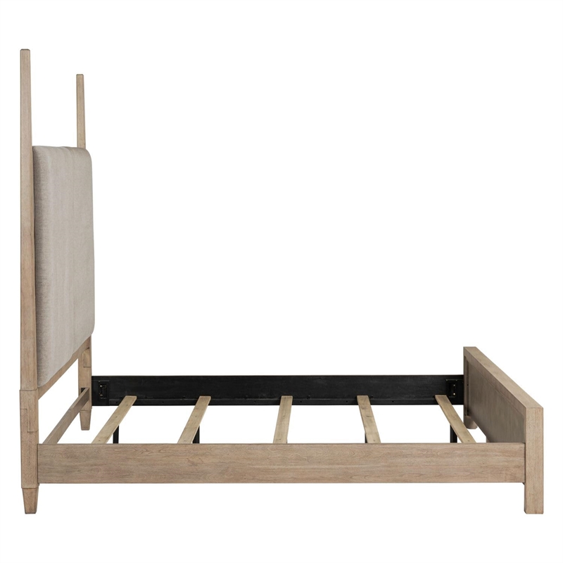 Bowery Hill California King Poster Bed with Panels in Barley Buff