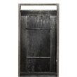Bowery Hill 2 Piece Hall Tree with Mirror and Storage Drawer in Gray