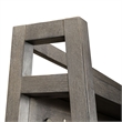 Bowery Hill 2 Piece Hall Tree with Mirror and Storage Drawer in Gray