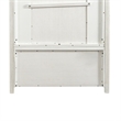 Bowery Hill 2 Piece Hall Tree with Mirror and Storage Drawer in White