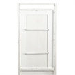 Bowery Hill 2 Piece Hall Tree with Mirror and Storage Drawer in White
