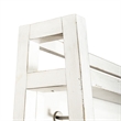 Bowery Hill 2 Piece Hall Tree with Mirror and Storage Drawer in White